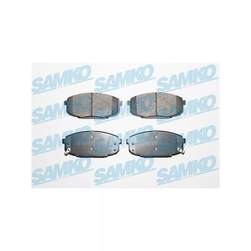 Jeu de 4 plaquettes de frein avant SAMKO 5SP1375