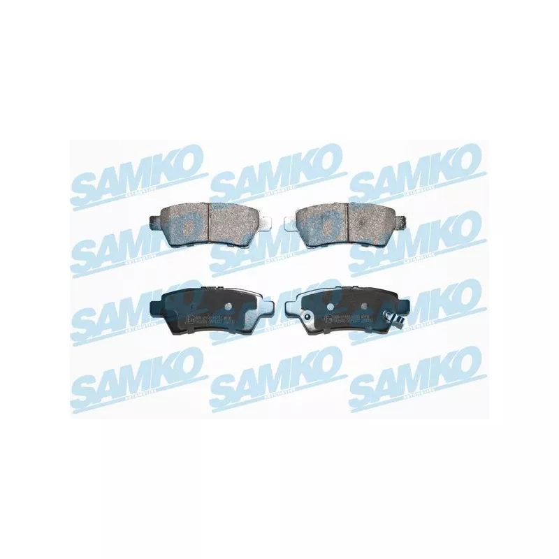 Jeu de 4 plaquettes de frein arrière SAMKO 5SP1377