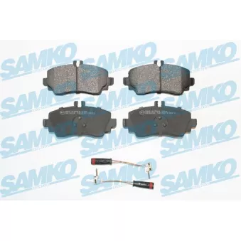 Jeu de 4 plaquettes de frein avant SAMKO