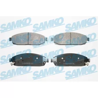 Jeu de 4 plaquettes de frein avant SAMKO