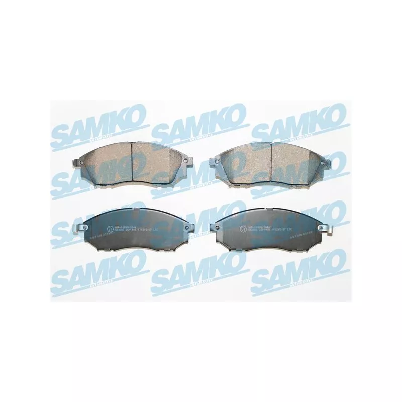 Jeu de 4 plaquettes de frein avant SAMKO 5SP1406