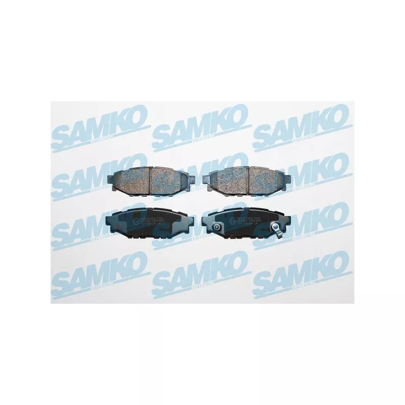 Jeu de 4 plaquettes de frein arrière SAMKO 5SP1408