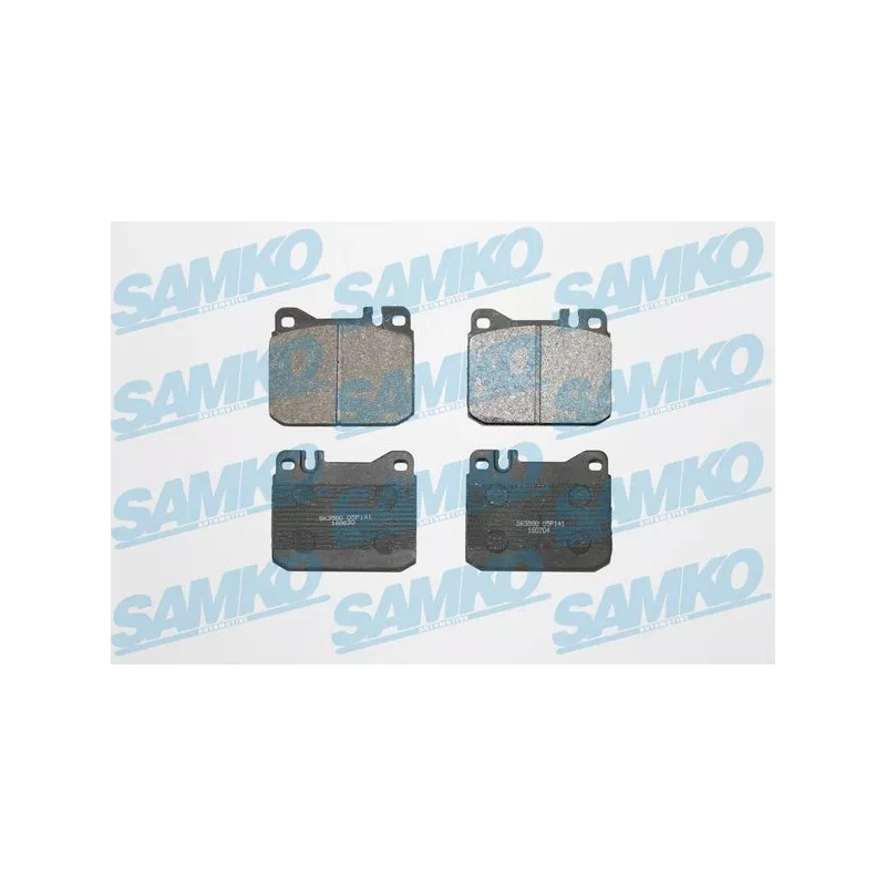 Jeu de 4 plaquettes de frein SAMKO 5SP141
