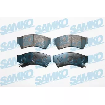Jeu de 4 plaquettes de frein avant SAMKO