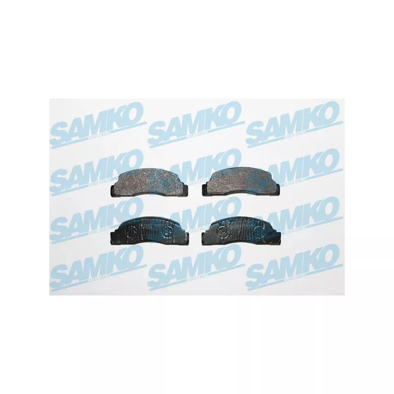 Jeu de 4 plaquettes de frein avant SAMKO 5SP142