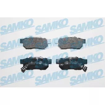 Jeu de 4 plaquettes de frein arrière SAMKO 5SP1425