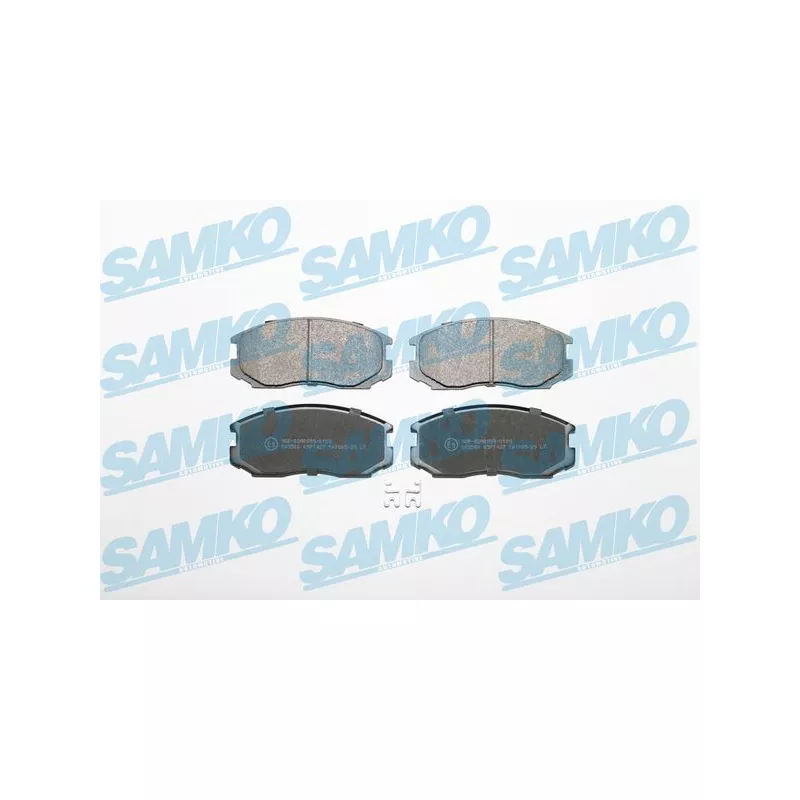 Jeu de 4 plaquettes de frein avant SAMKO 5SP1427