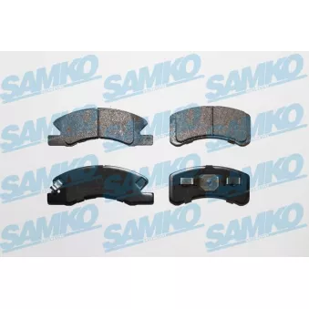 Jeu de 4 plaquettes de frein avant SAMKO