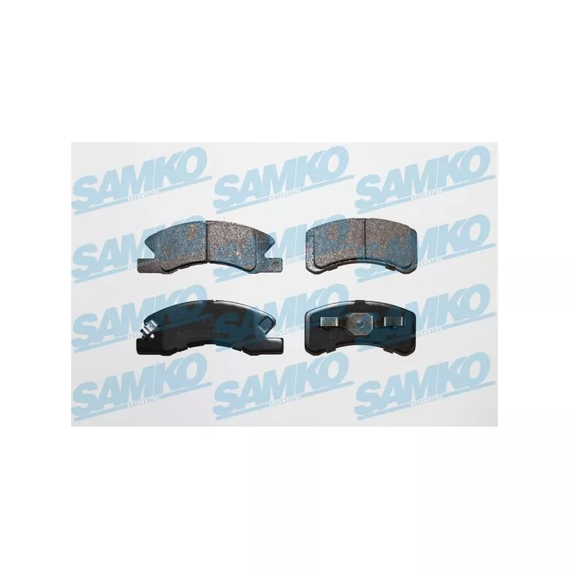 Jeu de 4 plaquettes de frein avant SAMKO 5SP1443