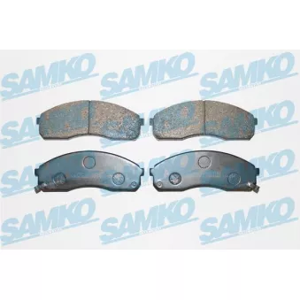 Jeu de 4 plaquettes de frein avant SAMKO