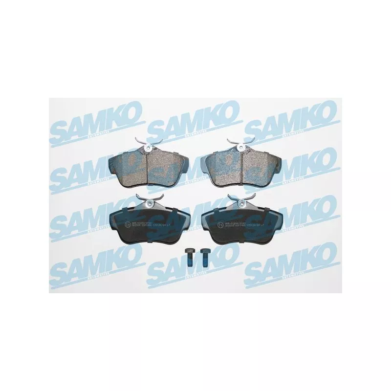 Jeu de 4 plaquettes de frein arrière SAMKO 5SP1460