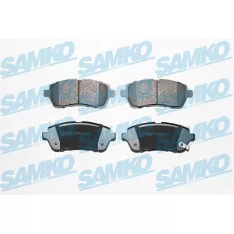 Jeu de 4 plaquettes de frein avant SAMKO
