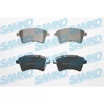 Jeu de 4 plaquettes de frein avant SAMKO