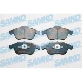 Jeu de 4 plaquettes de frein avant SAMKO