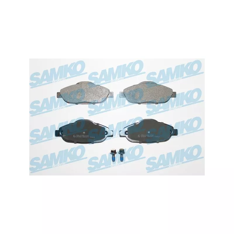 Jeu de 4 plaquettes de frein avant SAMKO 5SP1471