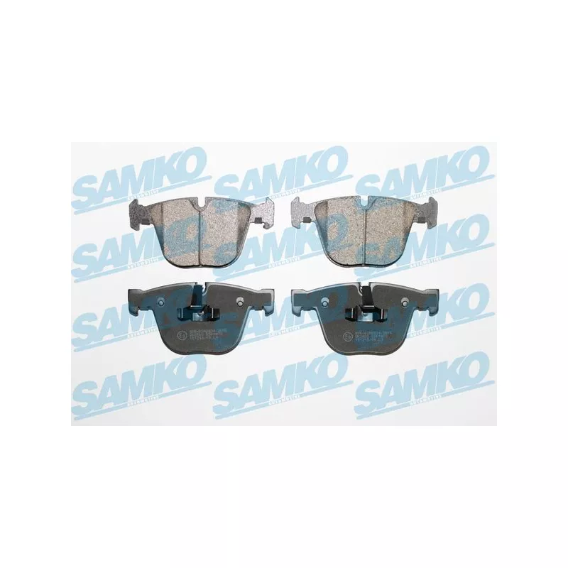 Jeu de 4 plaquettes de frein arrière SAMKO 5SP1473