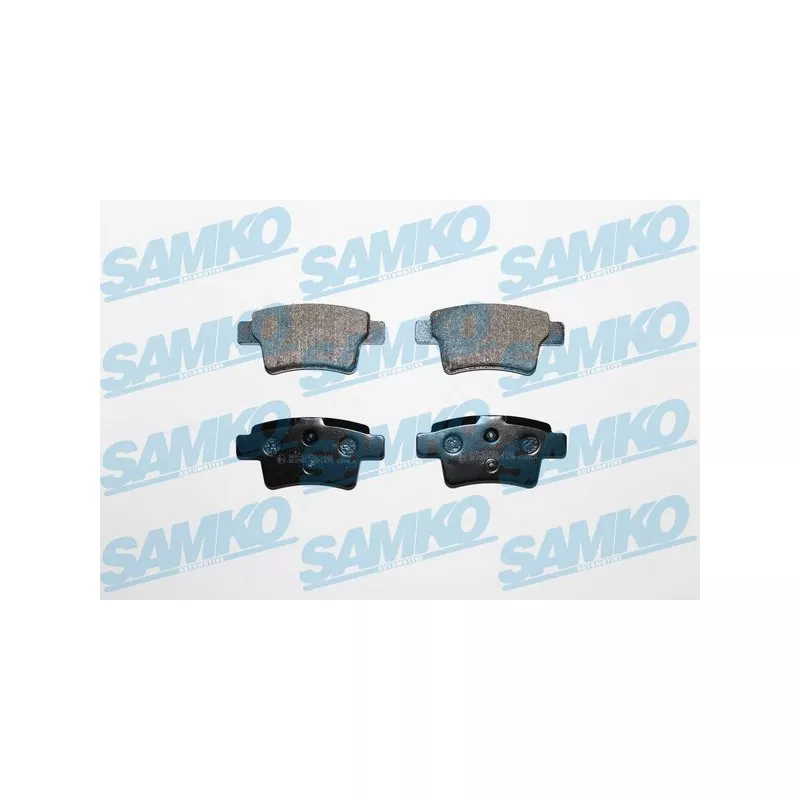 Jeu de 4 plaquettes de frein arrière SAMKO 5SP1475