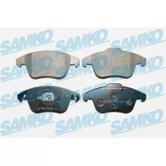 Jeu de 4 plaquettes de frein avant SAMKO 5SP1480