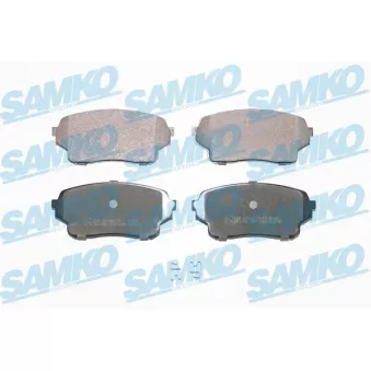 Jeu de 4 plaquettes de frein avant SAMKO