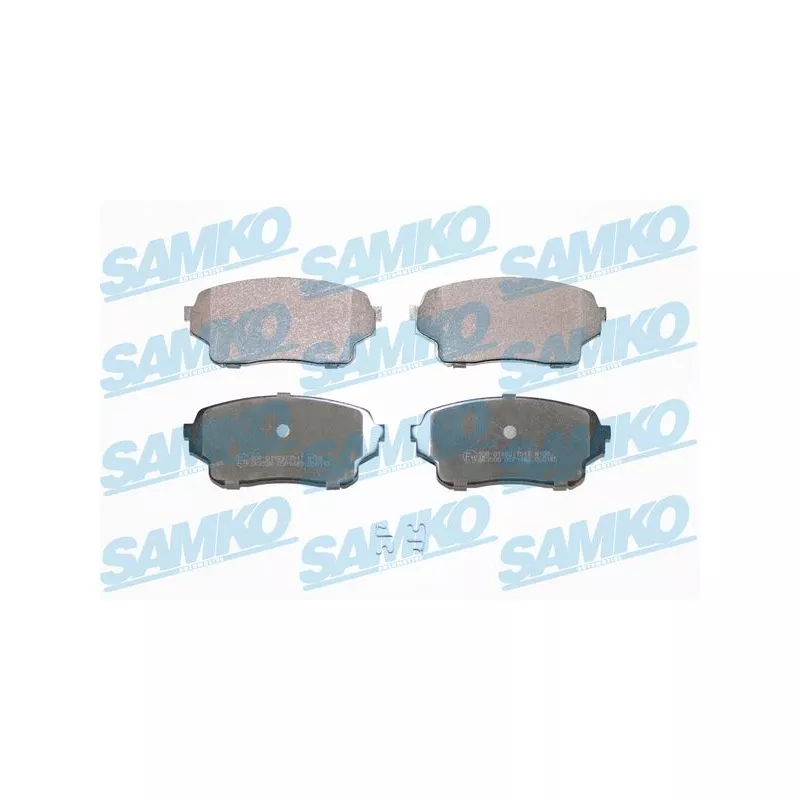 Jeu de 4 plaquettes de frein avant SAMKO 5SP1483