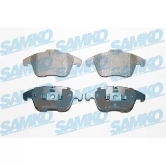 Jeu de 4 plaquettes de frein avant SAMKO