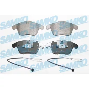 Jeu de 4 plaquettes de frein avant SAMKO