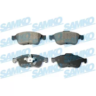 Jeu de 4 plaquettes de frein avant SAMKO
