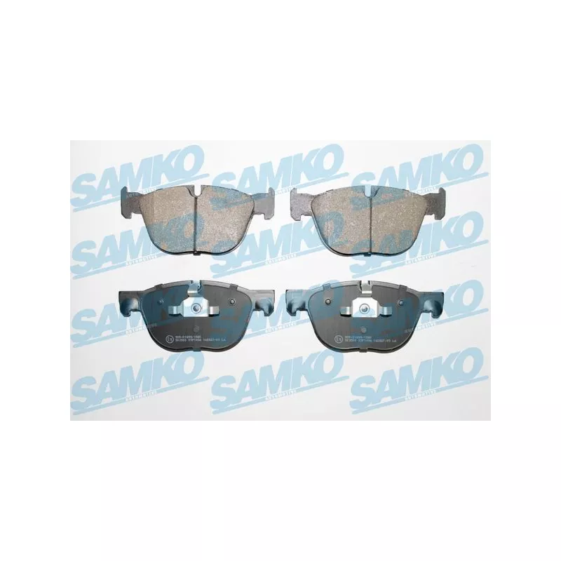Jeu de 4 plaquettes de frein avant SAMKO 5SP1496