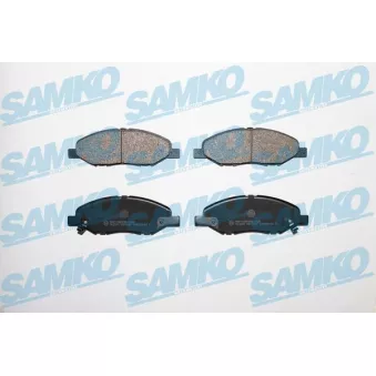 Jeu de 4 plaquettes de frein avant SAMKO
