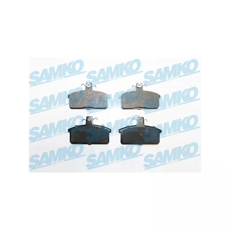 Jeu de 4 plaquettes de frein avant SAMKO 5SP1498