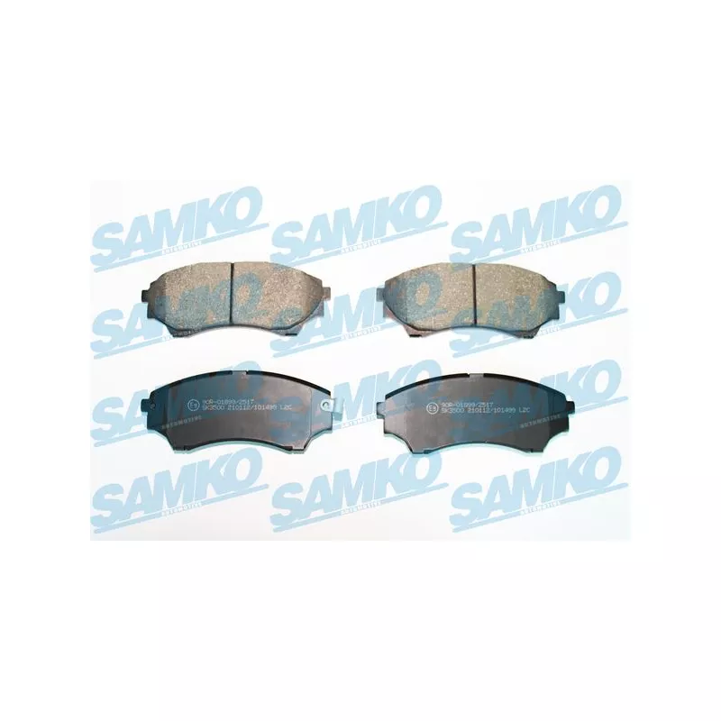 Jeu de 4 plaquettes de frein avant SAMKO 5SP1499
