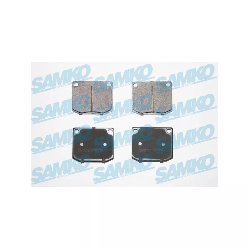 Jeu de 4 plaquettes de frein avant SAMKO 5SP150