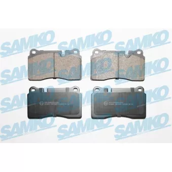 Jeu de 4 plaquettes de frein avant SAMKO