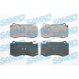 Jeu de 4 plaquettes de frein avant SAMKO