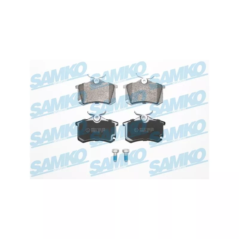Jeu de 4 plaquettes de frein arrière SAMKO 5SP1508