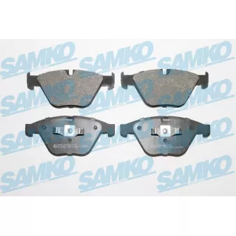 Jeu de 4 plaquettes de frein avant SAMKO