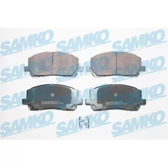 Jeu de 4 plaquettes de frein avant SAMKO