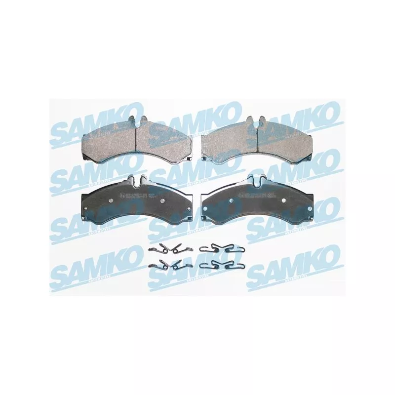 Jeu de 4 plaquettes de frein avant SAMKO 5SP1517