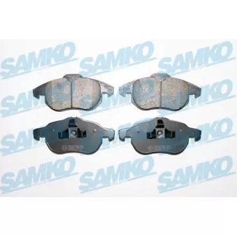 Jeu de 4 plaquettes de frein avant SAMKO