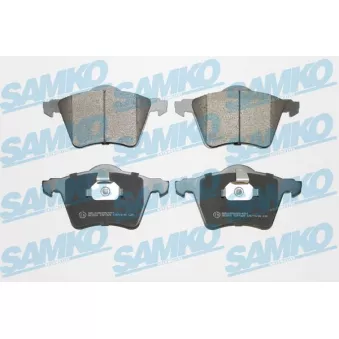 Jeu de 4 plaquettes de frein avant SAMKO
