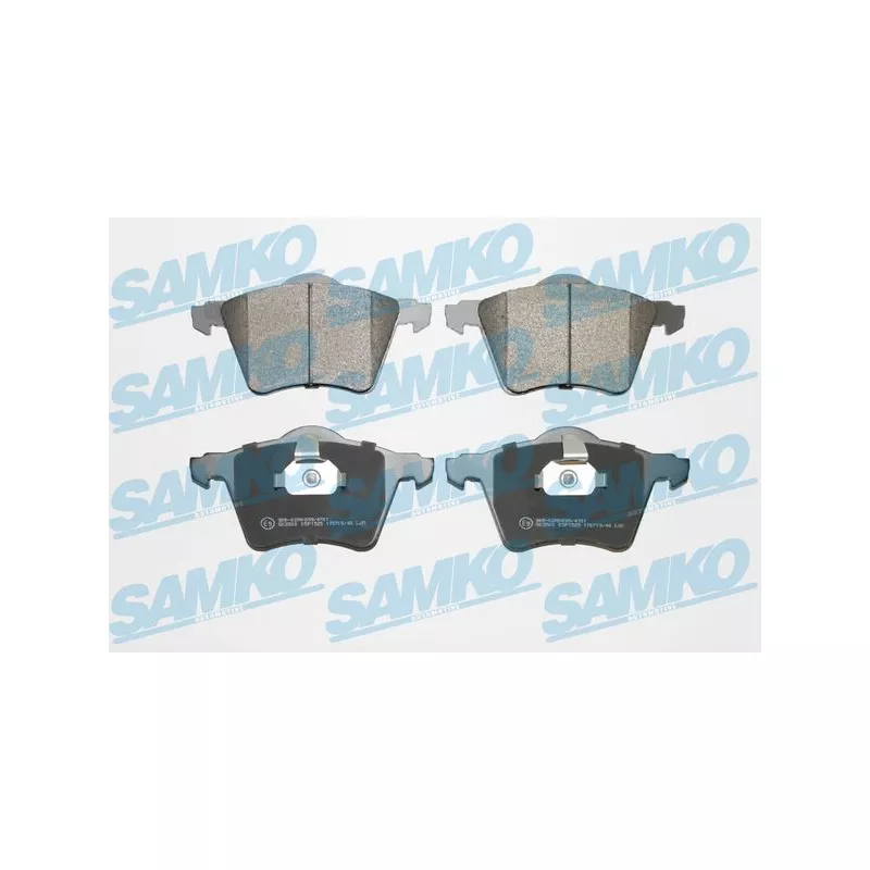 Jeu de 4 plaquettes de frein avant SAMKO 5SP1525
