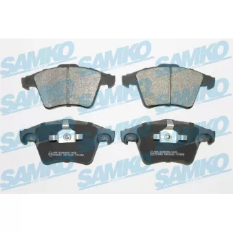 Jeu de 4 plaquettes de frein avant SAMKO