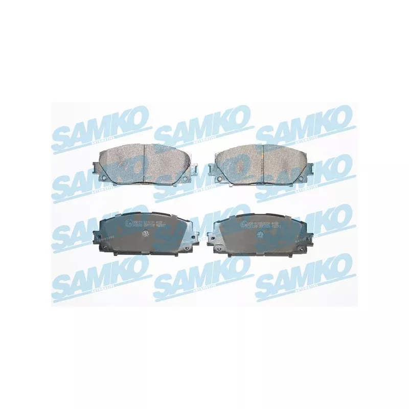 Jeu de 4 plaquettes de frein avant SAMKO 5SP1529