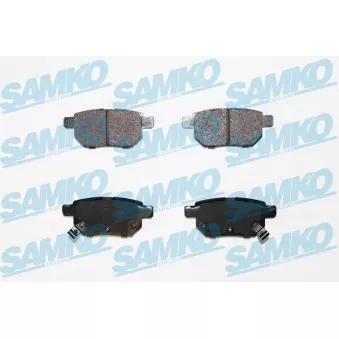 Jeu de 4 plaquettes de frein avant SAMKO