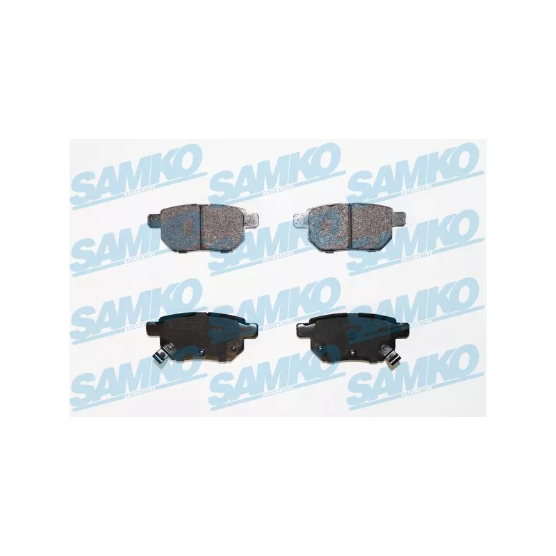 Jeu de 4 plaquettes de frein avant SAMKO 5SP1530