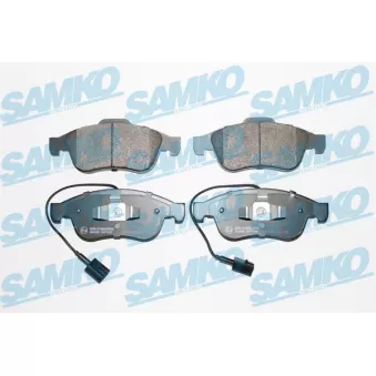 Jeu de 4 plaquettes de frein avant SAMKO