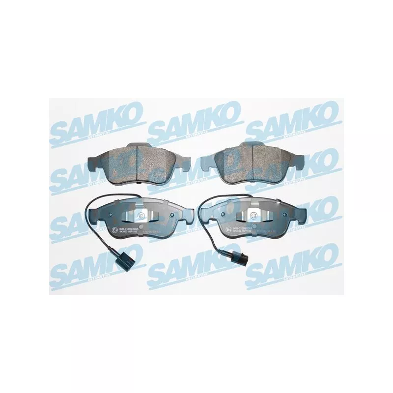 Jeu de 4 plaquettes de frein avant SAMKO 5SP1535