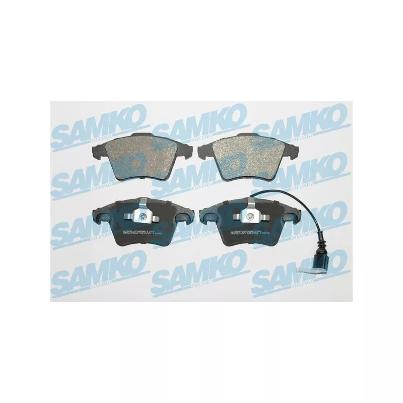 Jeu de 4 plaquettes de frein avant SAMKO 5SP1536