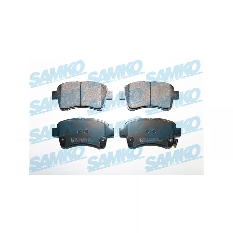 Jeu de 4 plaquettes de frein avant SAMKO 5SP1541