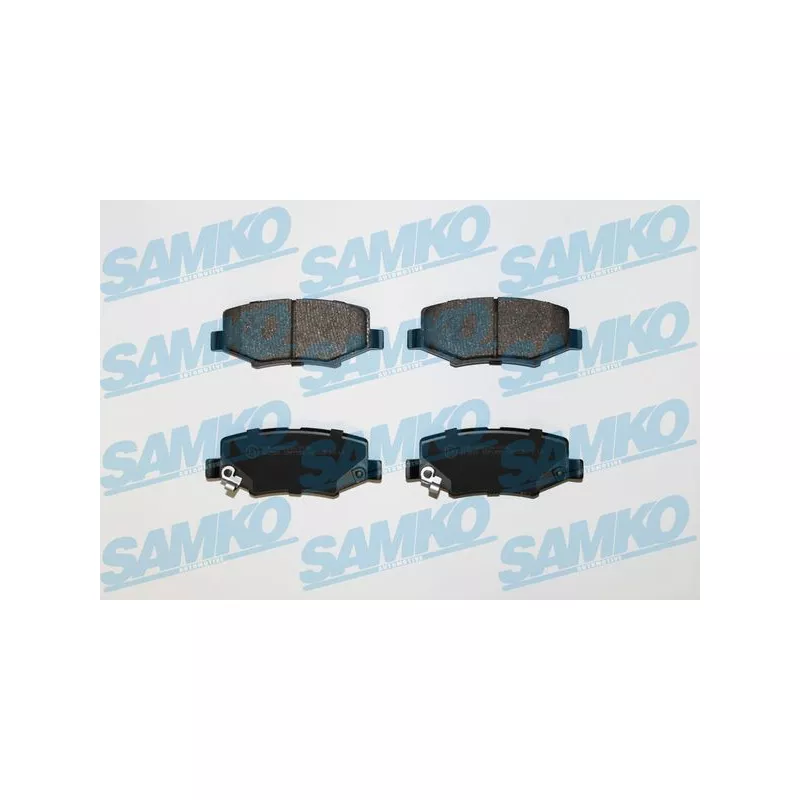 Jeu de 4 plaquettes de frein arrière SAMKO 5SP1555